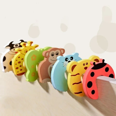 Cartoon Anti-Closing Door Stopper 7pc Set | HappyCrawl™️
