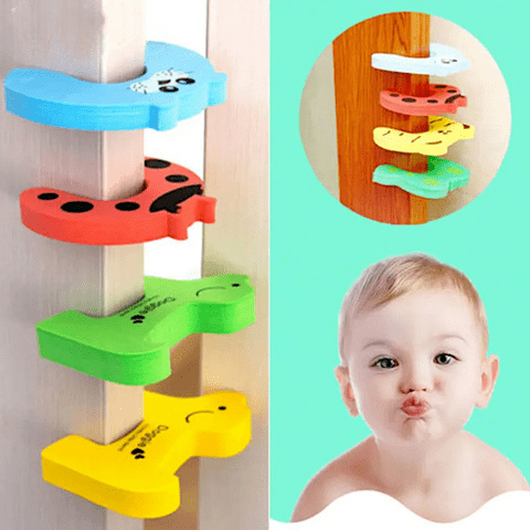 Cartoon Anti-Closing Door Stopper 7pc Set | HappyCrawl™️