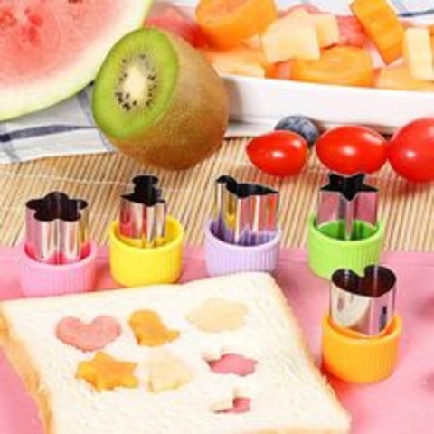 Adorable Fruit & Vegetable Shape Cutter 12PC set | VeggieYum™️
