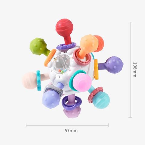 Montessori 360° Teething Ball | NibbleGlobe™️