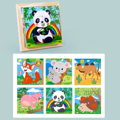 animal wooden puzzle
