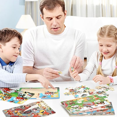 baby wooden puzzle