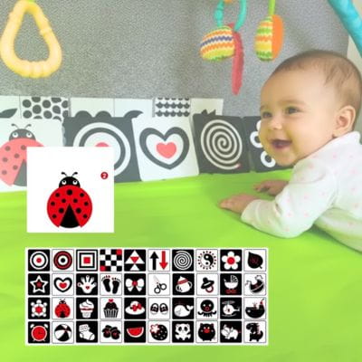 black and white infant books