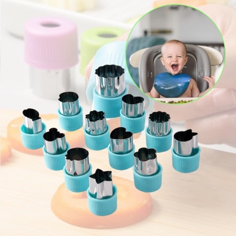 Adorable Fruit & Vegetable Shape Cutter 12PC set | VeggieYum™️