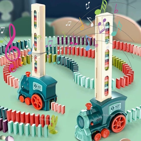 Awesome Automatic Domino Train | LocoTrackster™️