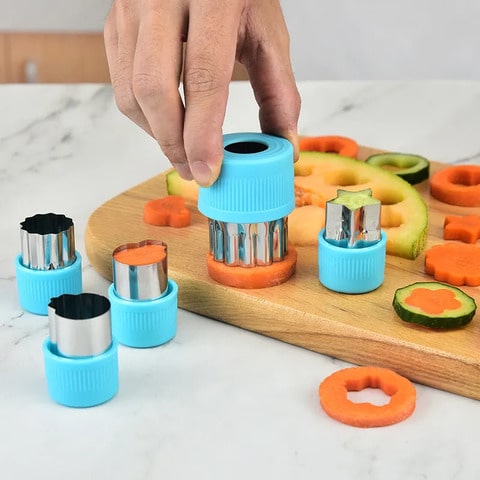 Adorable Fruit & Vegetable Shape Cutter 12PC set | VeggieYum™️
