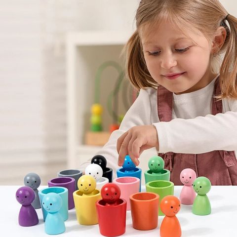 Educational Colour-Matching Montessori Toy 12pcs | ColourfulFriends™️