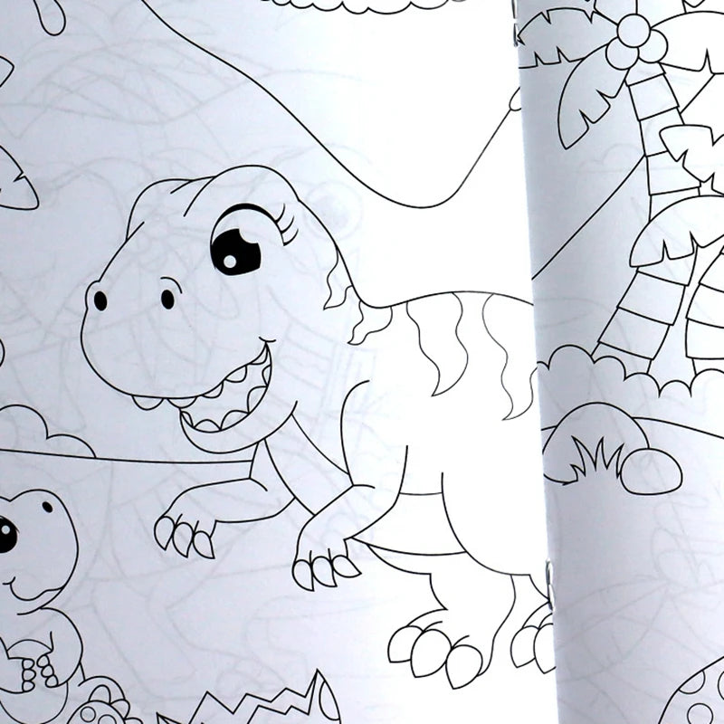 dinosaur coloring book