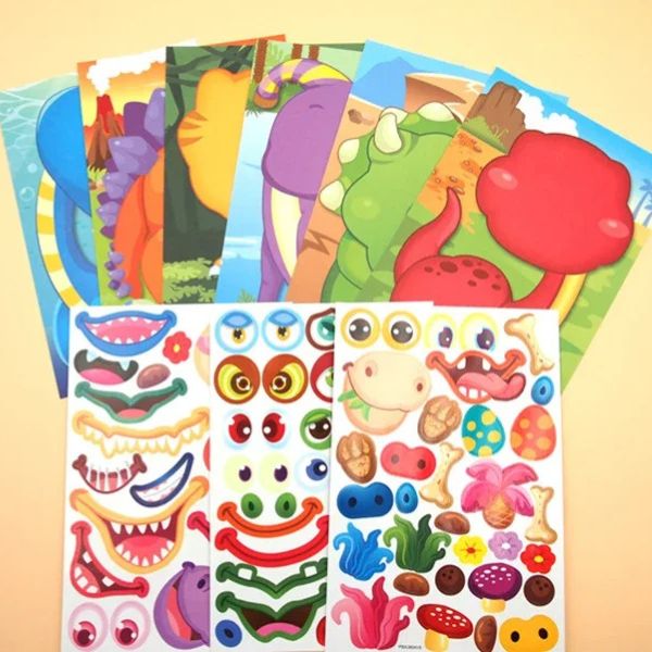 dinosaur sticker book