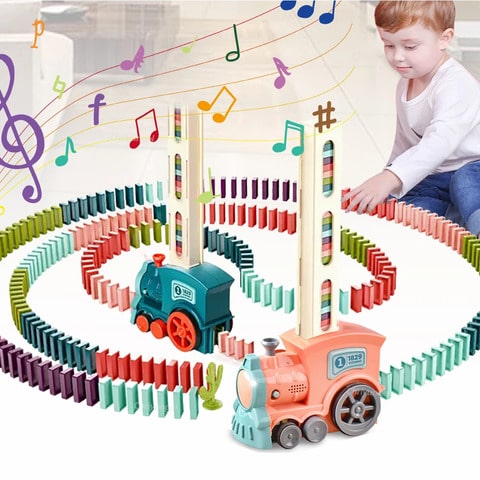 Awesome Automatic Domino Train | LocoTrackster™️