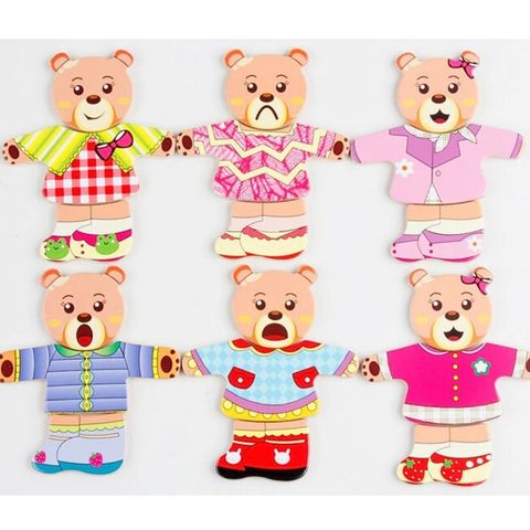 DIY Puzzle Montessori Dress Up | FurryMixMatch™️