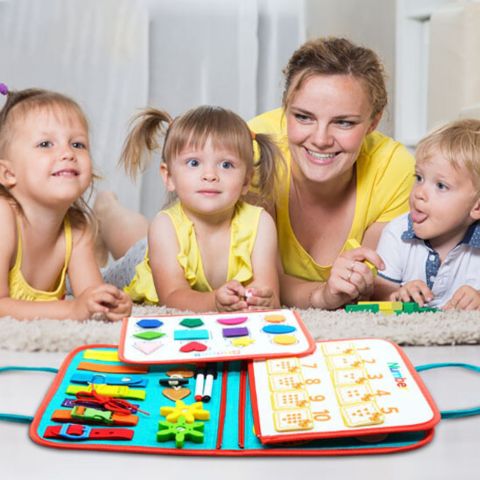 Engaging Montessori Busy Book | WizPouch™️