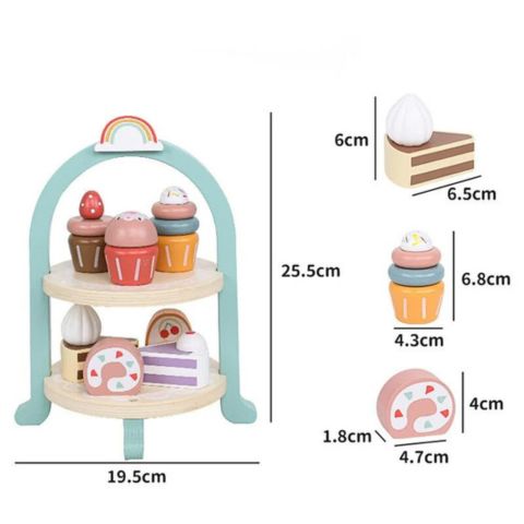 Delightful Wooden Cake Bakery PlaySet | SweetCakes™️