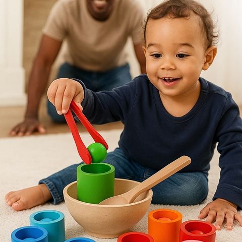 Wooden Montessori Development Toy | ColourCups™️
