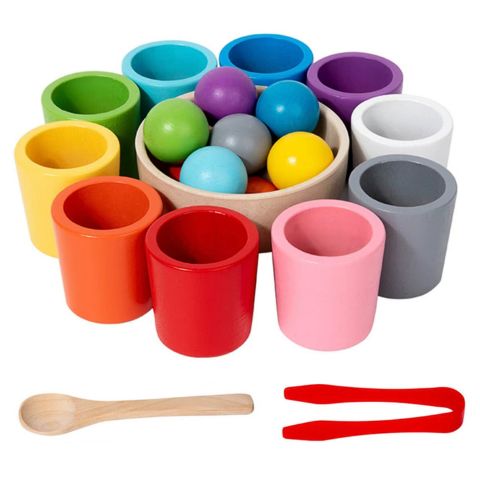 Wooden Montessori Development Toy | ColourCups™️