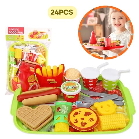 Fast Food Burger & Fries Play Set | BuildA'Patty™️