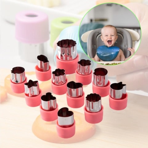 Adorable Fruit & Vegetable Shape Cutter 12PC set | VeggieYum™️