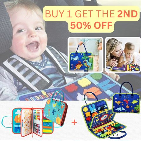 Engaging Montessori Busy Book | WizPouch™️