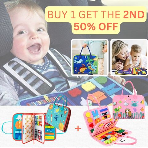 Engaging Montessori Busy Book | WizPouch™️