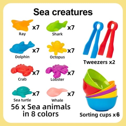 Creative Coloured Animal Sorting | ColourPinch™️