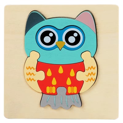 wooden puzzles owl