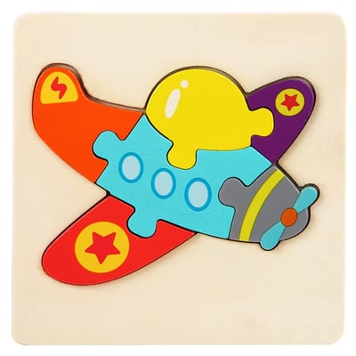 wooden puzzles plane