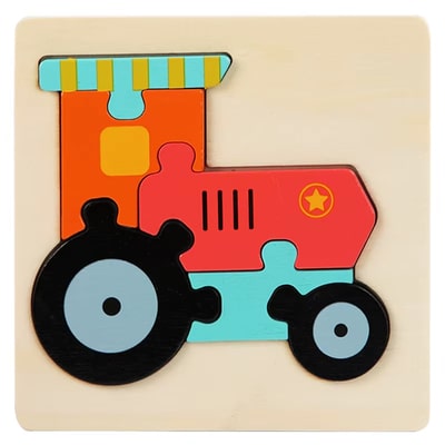 wooden puzzles train