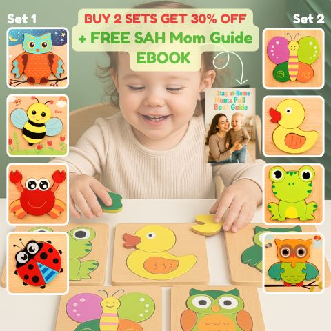 wooden puzzle baby