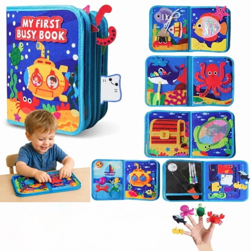 Baby busy book