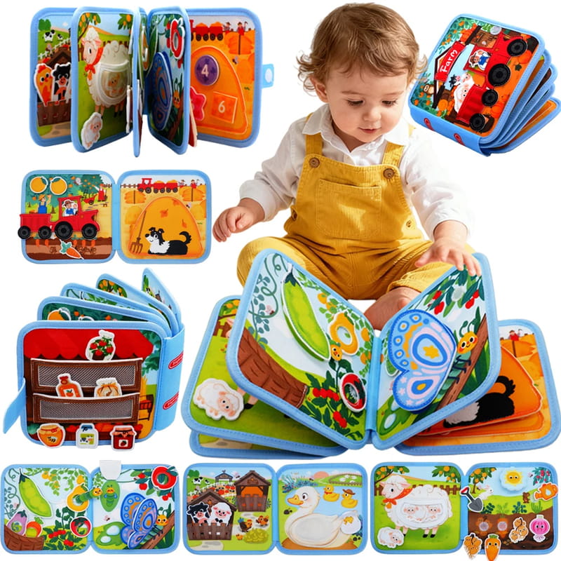Baby busy book