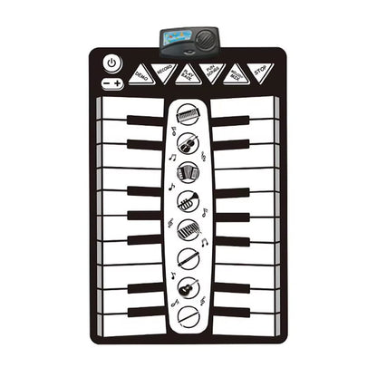 Black and white play mat