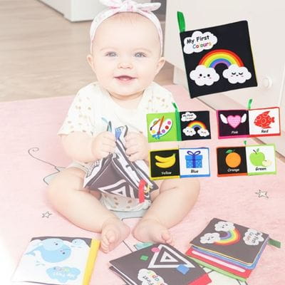 Black and white baby books