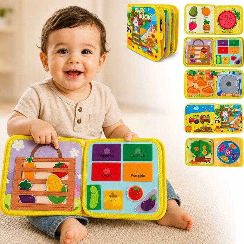 Busy book for 1 year old