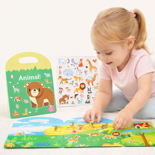Reusable sticker book