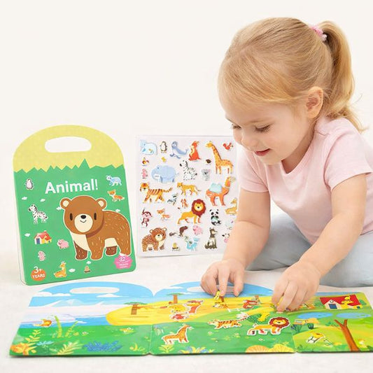Reusable sticker book