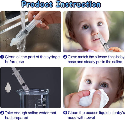 Nasal congestion succion syringe 2PC | EasyFlow™️