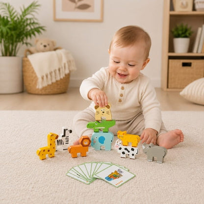 Stacking toy wooden