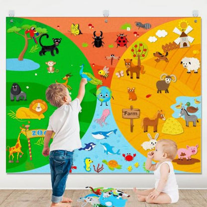 Magical Felt Story Board Mat | StickMeMat™️