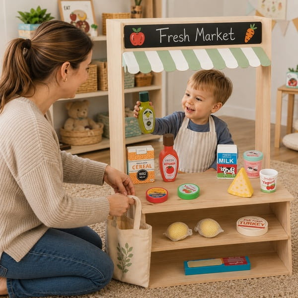 Wooden kitchen set toys