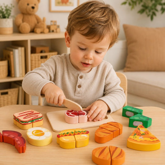 Wooden kitchen toys