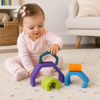 Wooden stacking toy