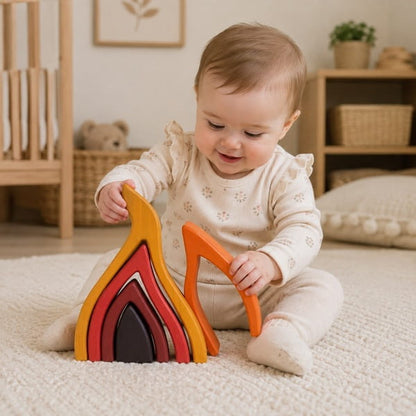 Wooden stacking toy