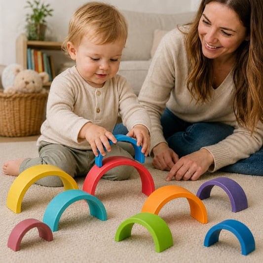 Wooden stacking toys