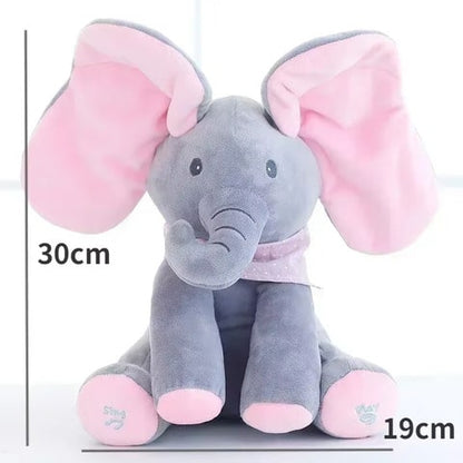 Peek-A-Boo Interactive Elephant Plush | Peek-A-Plush™️