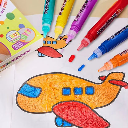 Fluffy 3D Magic Drawing Popcorn Pens | FluffyDraw™️