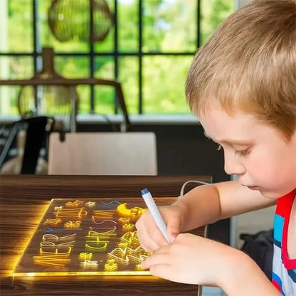 Glowing LED Acrylic Drawing Board Set | CrystalBoard™️