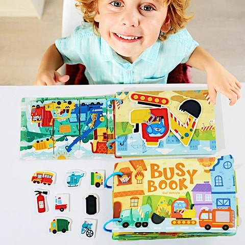 Montessori Busy Book Velcro Matching | BusyBity™️