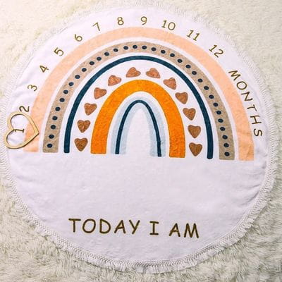 baby milestone blanket