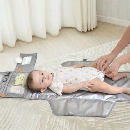 baby girl changing mat