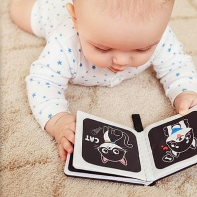 black and white infant books